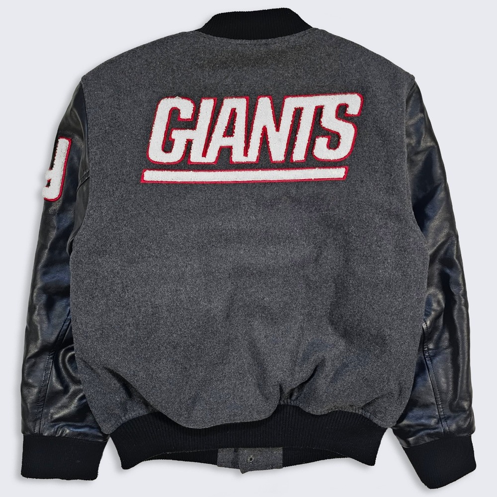 New York Giants KIDS YOUTH NFL Varsity Bomber Jacket